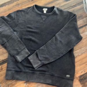 Dk grey washed cotton sweatshirt